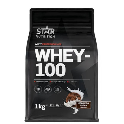 Whey‑100 Myseprotein, 1 kg