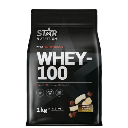Whey‑100 Myseprotein, 1 kg