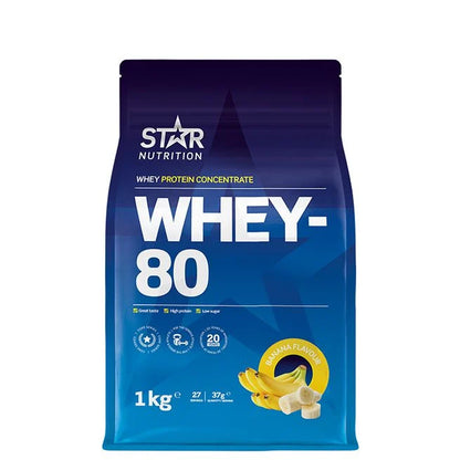 Whey-80 Myseprotein, 1 kg