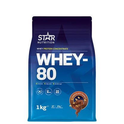 Whey-80 Myseprotein, 1 kg