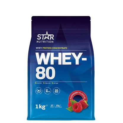 Whey-80 Myseprotein, 1 kg