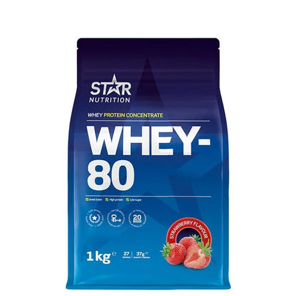 Whey-80 Myseprotein, 1 kg