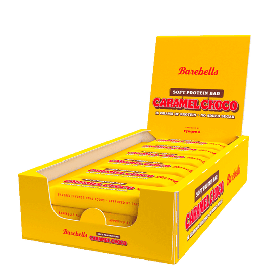 12 x Barebells Soft Protein Bar 55 g Caramel Choco
