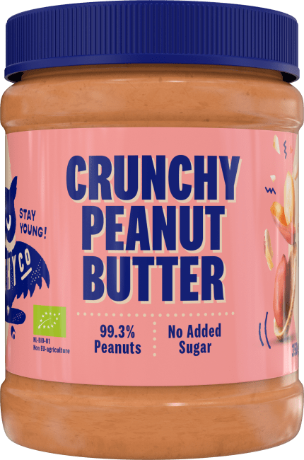 Healthyco Peanutbutter ECO, Crunchy 350gx12stk