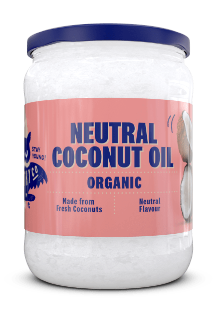 Healthyco Eco Coconut oil, 500ml x 4stk, Neutral