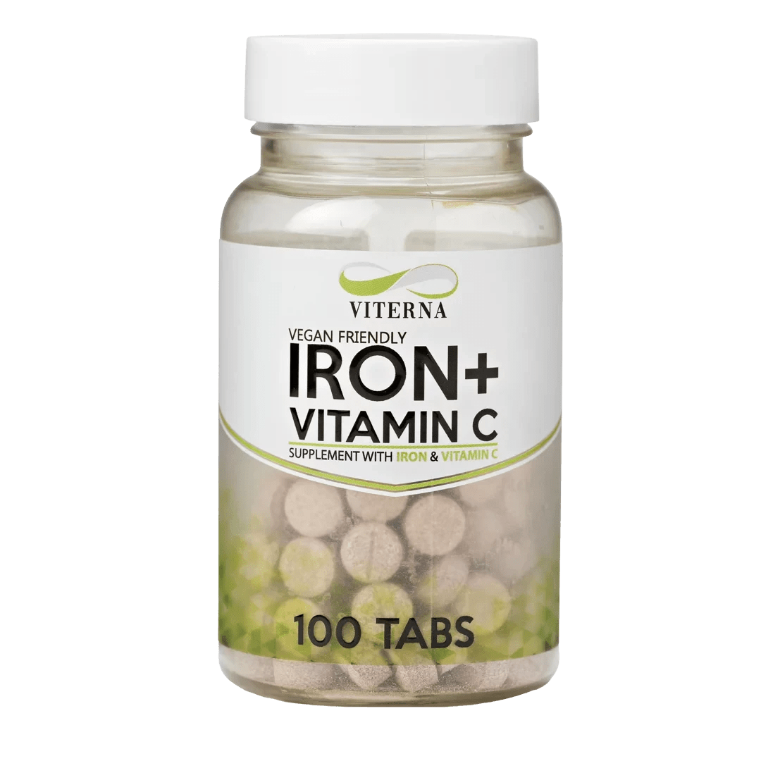 Viterna Vital Iron+Vitamin C, 100 tabs (vegan)