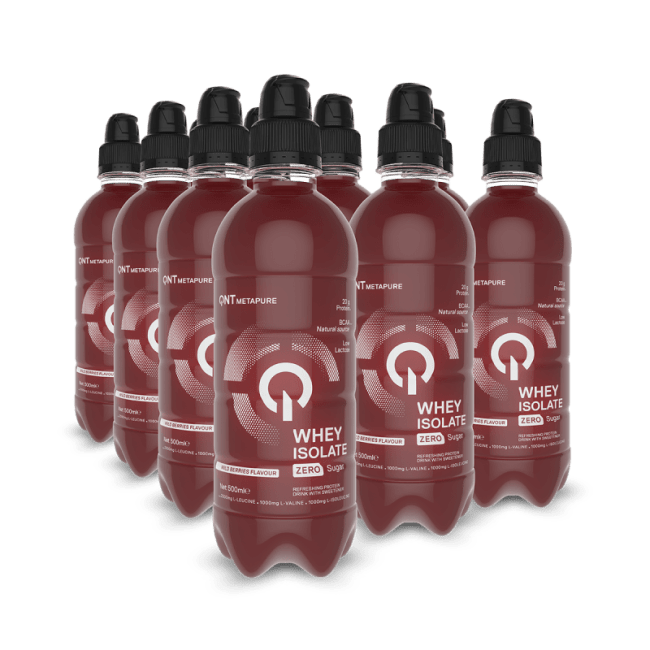 QNT ISOWhey Drink, 12x500ml pl.fl, Wild Berries